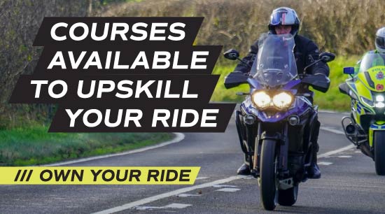 Courses available to upskill your ride