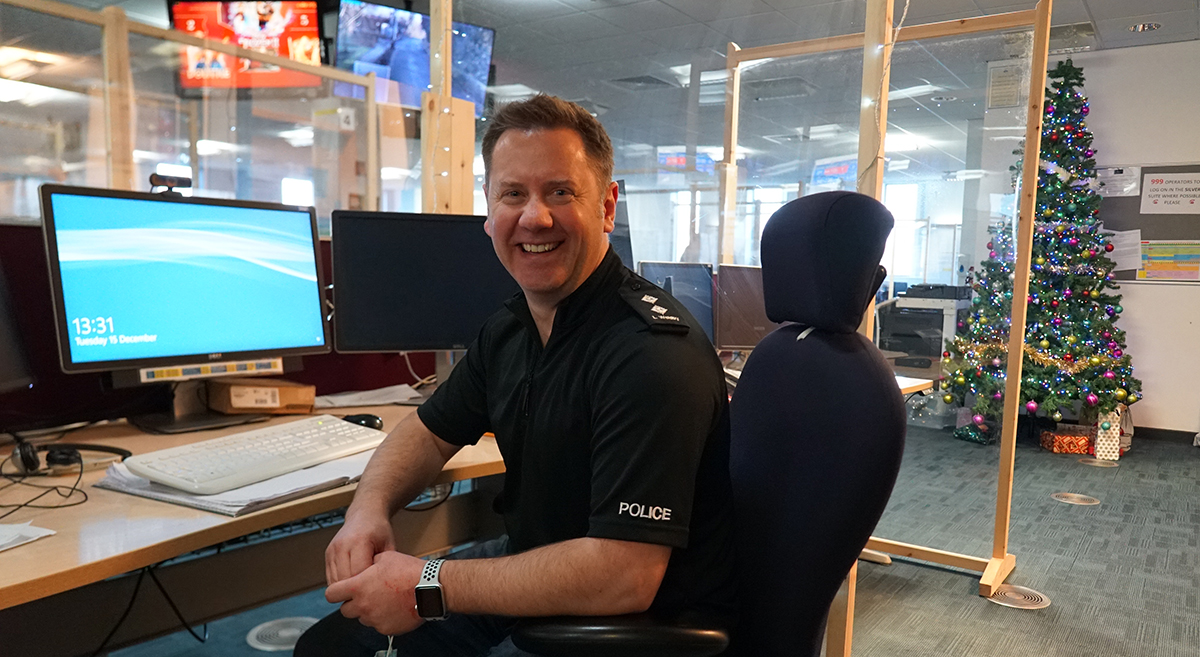 Christmas Keyworkers Meet Lee Derbyshire Constabulary