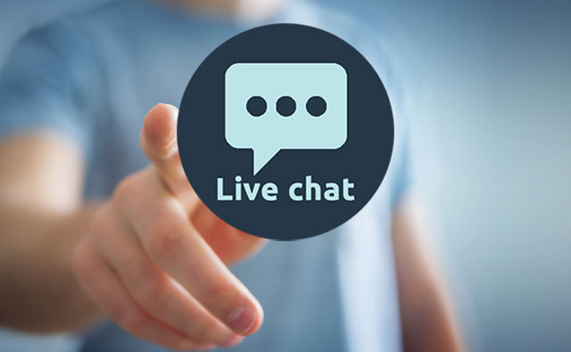 Using our Live Chat service