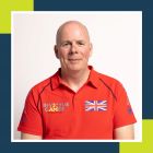 Gareth Fuller in his Invictus Games polo shirt