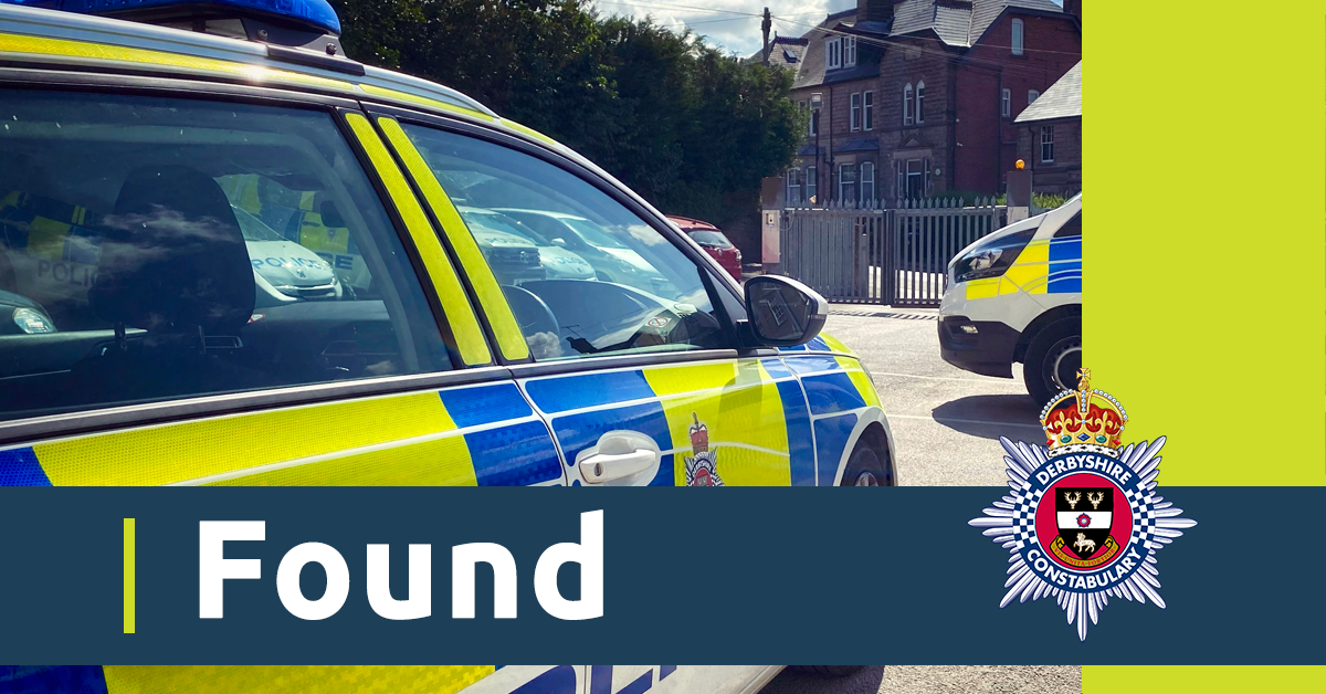 A missing man has been found safe and well. 