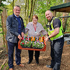 Plants were donated from Horsley Lodge