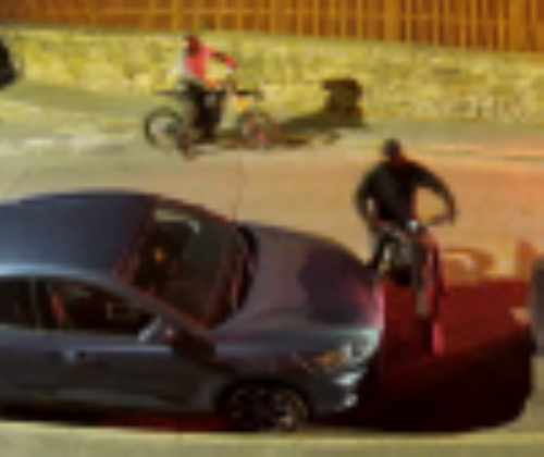 Officers investigating a burglary at a house involving three suspects on e-bikes have released CCTV of the incident as part of our enquiries.