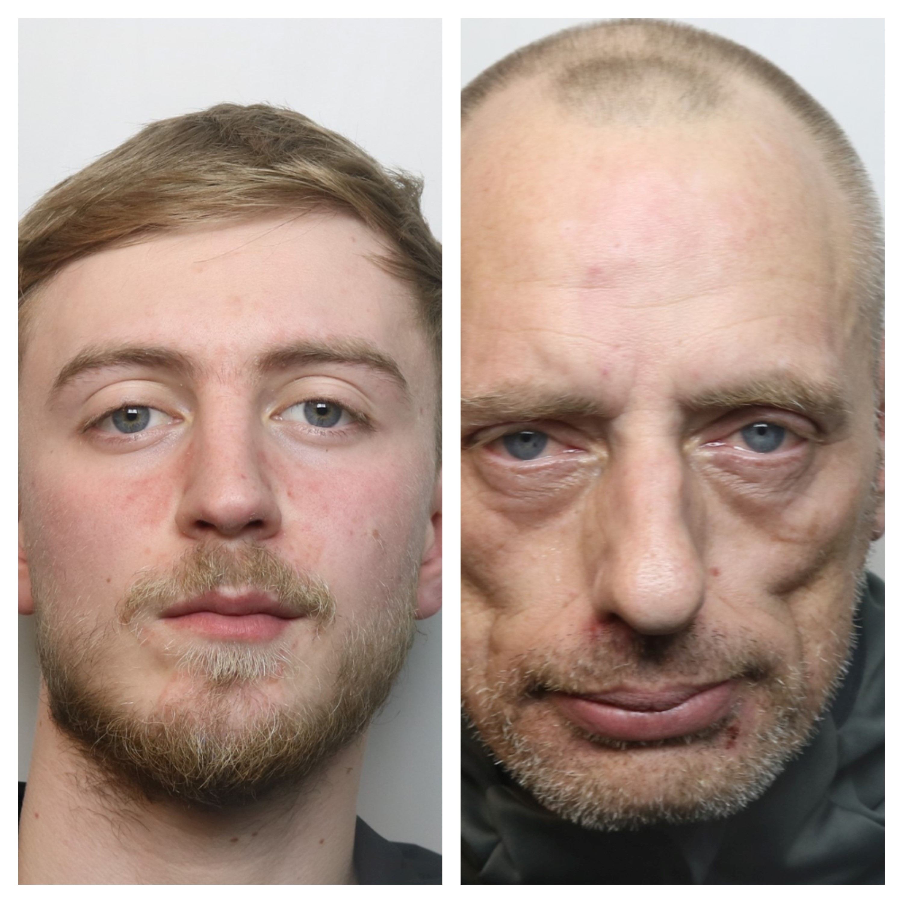 Image of Tyler Elliot and Gary Day who have been jailed for drugs offences 