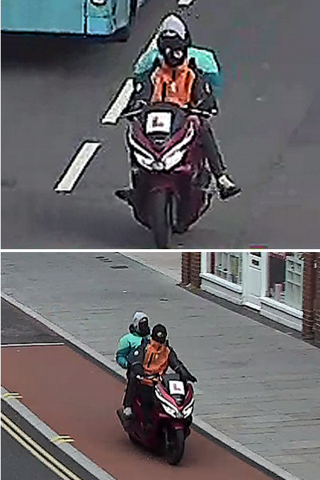 We have released a series of CCTV images as part of our investigation into the theft of a moped and a number of assaults in Derby.